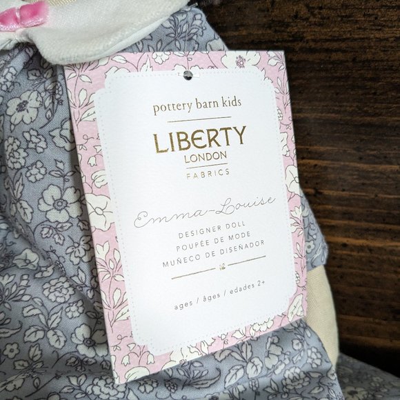 NWT Liberty of London cloth doll // Pottery Barn Kids // rag doll - Picture 5 of 5